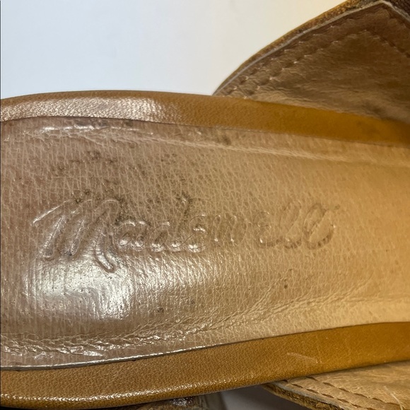 Madewell Brown Leather Women's Mules Size 8.5 - Picture 2 of 4